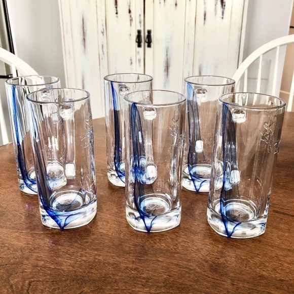 Tiger, Asian Lager, Beer Mugs, Beer Glasses, Set of 6, Excellent Condition - Picture 2 of 16